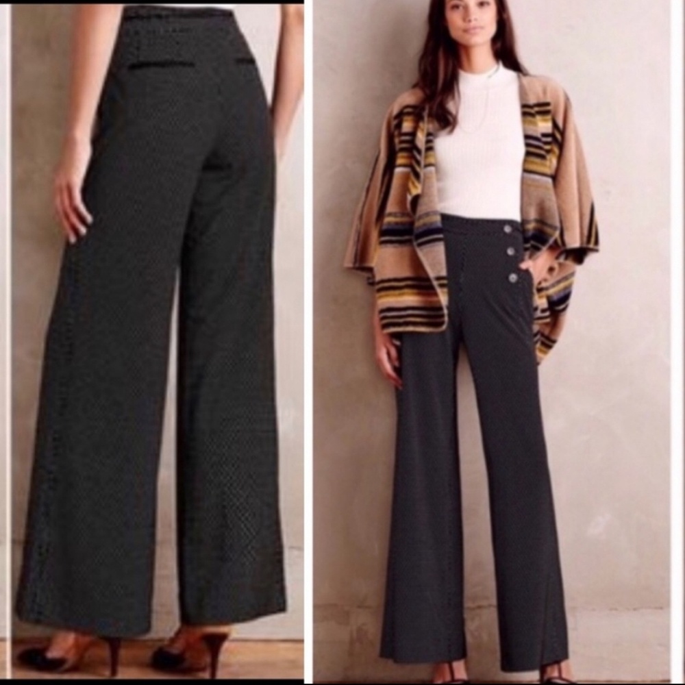 Anthropologie Elevenses Sailor Pants